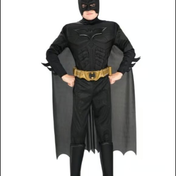 Batman Begins Dark Knight Muscle Chest Costume Rubies Official Small 4-6 - Picture 1 of 7